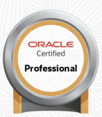Oracle Certified Professional credential medallion